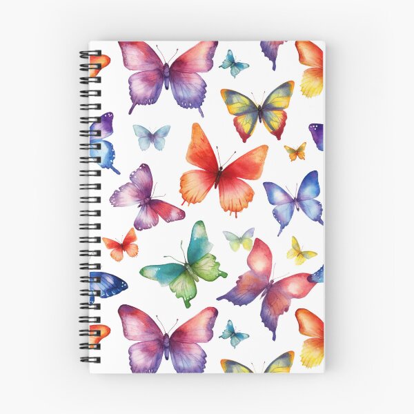 Artikelvorschau, Aquarell-Schmetterlingsmuster entworfen und verkauft von PatternStudios.