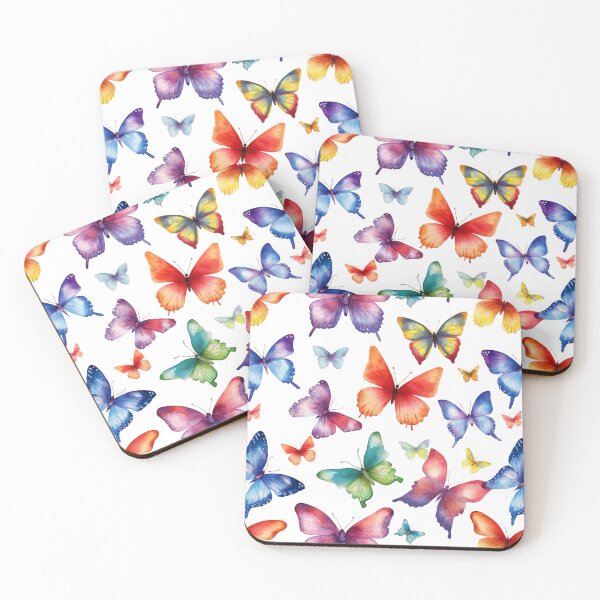 Item preview, Watercolour Butterflies Pattern designed and sold by PatternStudios.