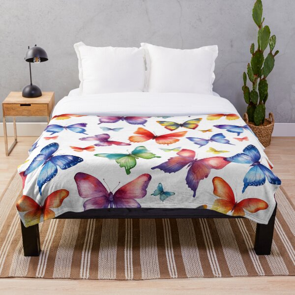 Artikelvorschau, Aquarell-Schmetterlingsmuster entworfen und verkauft von PatternStudios.