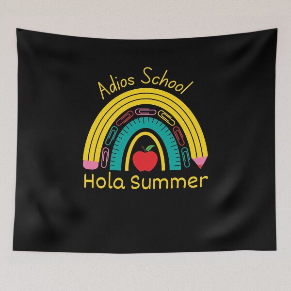 Item preview, Funny Cute Adios School Hola Summer Lovely T-shirt Summer Vacation designed and sold by Norstyle.