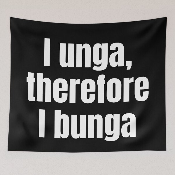 Item preview, I Think Therefore I Am Confused Unga Bunga Meme designed and sold by Legit Hooligan.