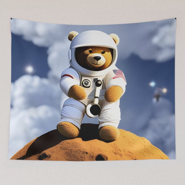 Item preview, Teddy in a Space suit on the Moon designed and sold by Colin Bentham.