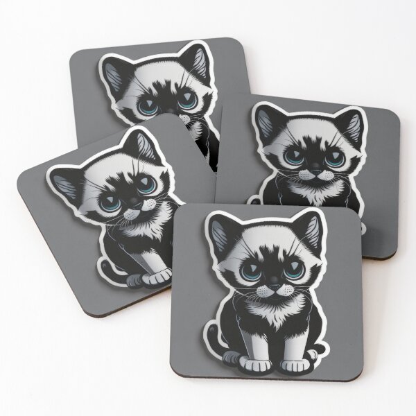 Item preview, Cute Animal Sticker - Cat Lover! Kittens in love! designed and sold by ROBIN MACGREGOR.