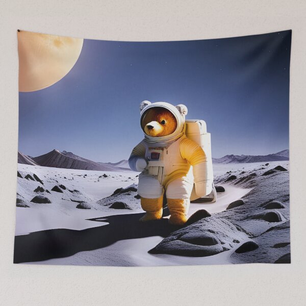 Item preview, Teddy in a Space suit on the Moon designed and sold by Colin Bentham.
