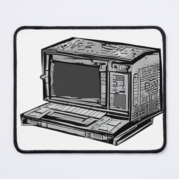 Item preview, Old Computer - Abstract designed and sold by SaturnSix.