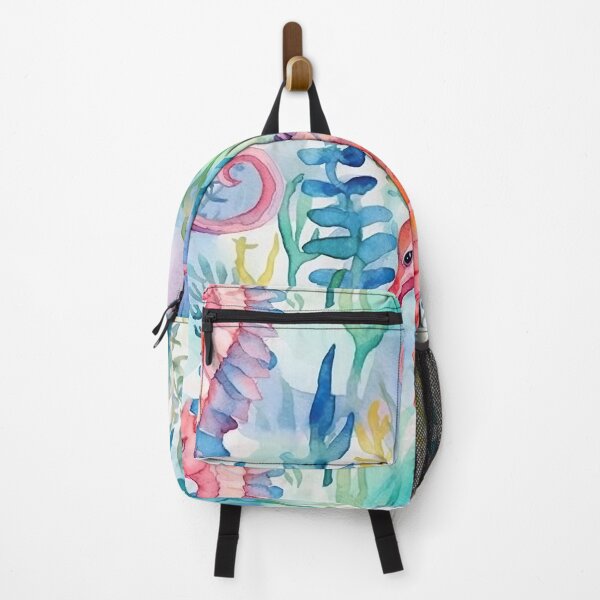 Item preview, Watercolour Seahorses Pattern designed and sold by PatternStudios.
