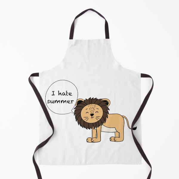 Item preview, summer hate lion designed and sold by SketchyPedals.
