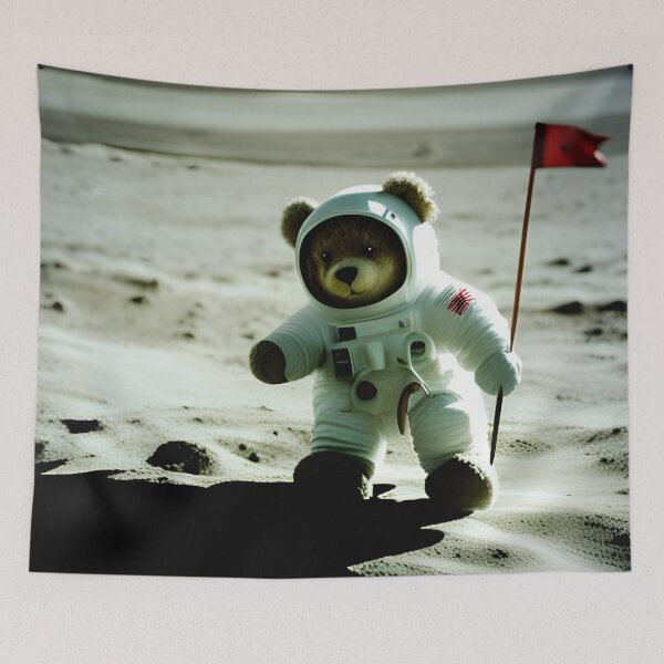 Item preview, Teddy in a Space suit on the Moon designed and sold by Colin Bentham.
