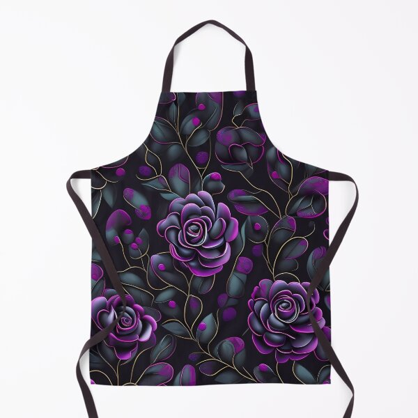 Item preview, Purple and black rose swirls - gothic inspired designed and sold by Nosy is Everything.