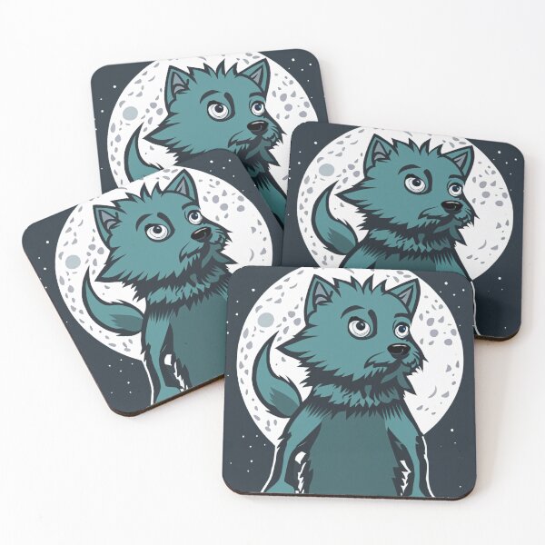 Item preview, Wolf and moon art 2 designed and sold by DejanVuk.