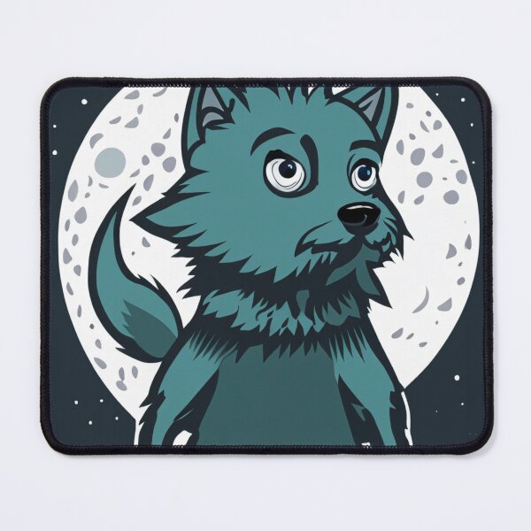 Item preview, Wolf and moon art 2 designed and sold by DejanVuk.