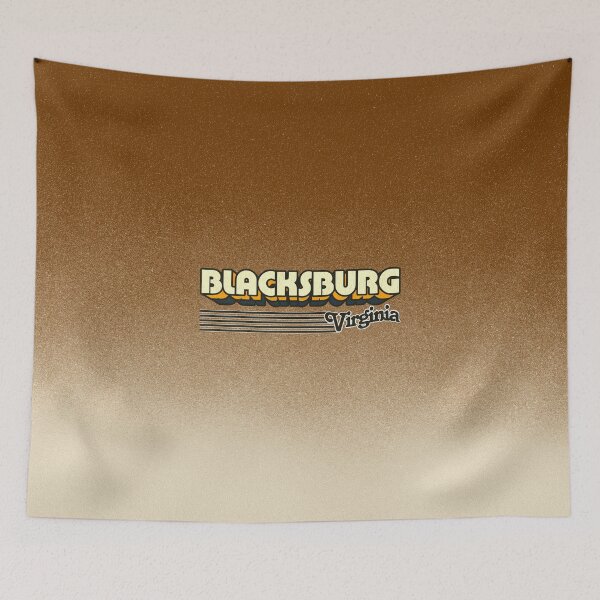 Item preview, Blacksburg, Virginia | Rayas retro designed and sold by retroready.