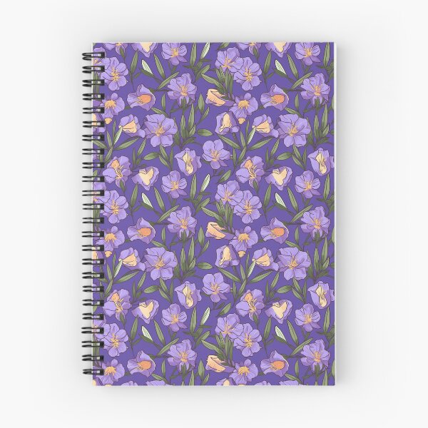 Item preview, Purple floral pattern  designed and sold by florallover444.