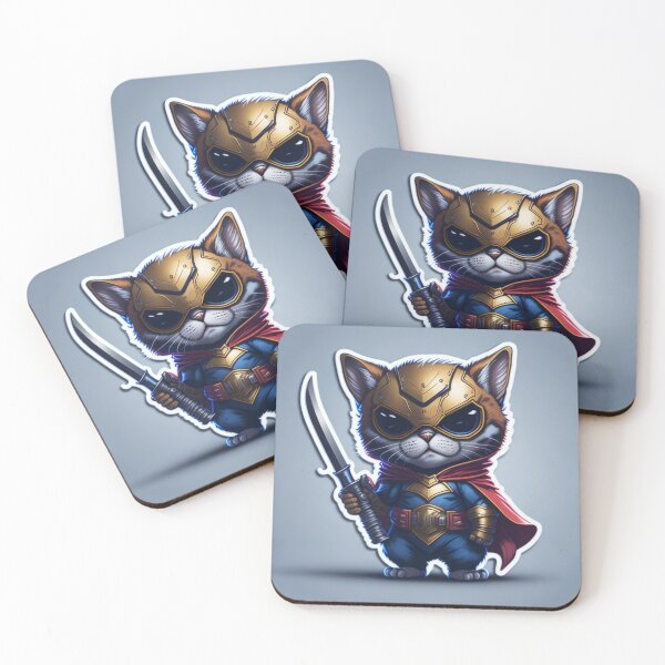 Item preview, Cute Animal Sticker - Superhero! designed and sold by ROBIN MACGREGOR.