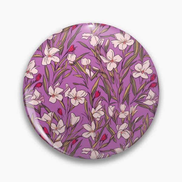 Item preview, Purply pink floral pattern  designed and sold by florallover444.
