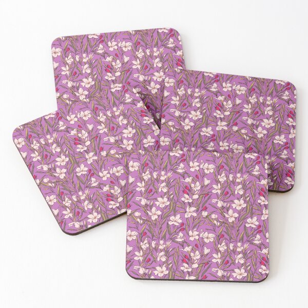 Item preview, Purply pink floral pattern  designed and sold by florallover444.