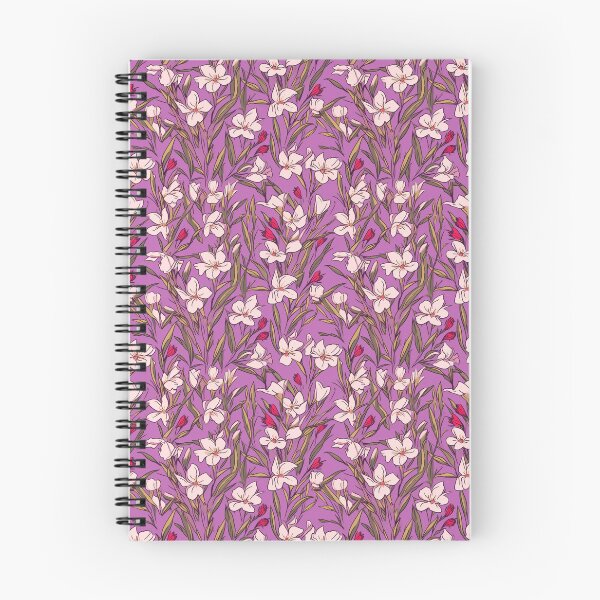 Item preview, Purply pink floral pattern  designed and sold by florallover444.