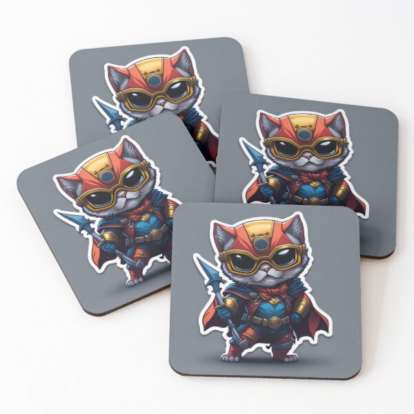 Item preview, Cute Animal Sticker - Superhero! designed and sold by ROBIN MACGREGOR.