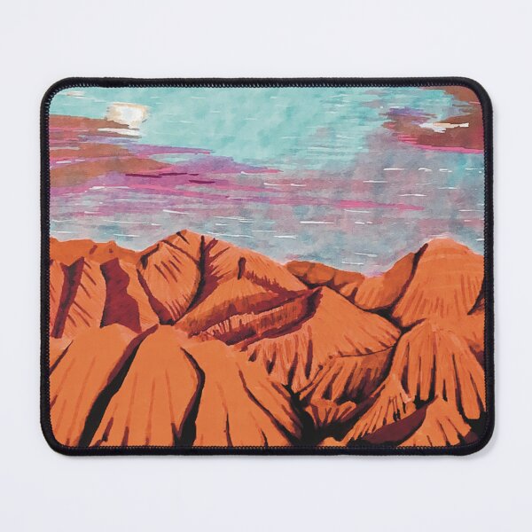 Item preview, LANDSCAPE PAINTING - DEVIL'S DESERT IN ARGENTINA FOR WORLD ENVIRONMENT DAY designed and sold by Ascendence.