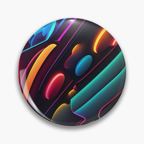 Item preview, abstract neon- goofy shapes designed and sold by R&B Art and design.