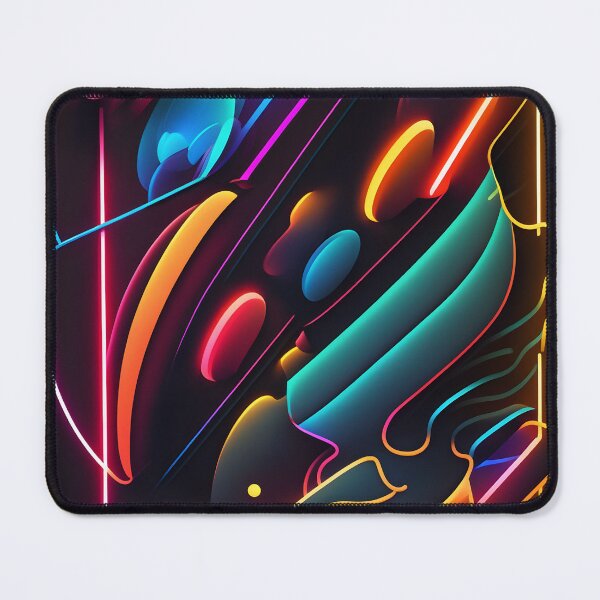 Item preview, abstract neon- goofy shapes designed and sold by R&B Art and design.