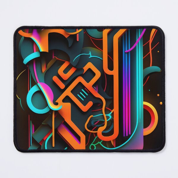Item preview, abstract neon- technology designed and sold by R&B Art and design.