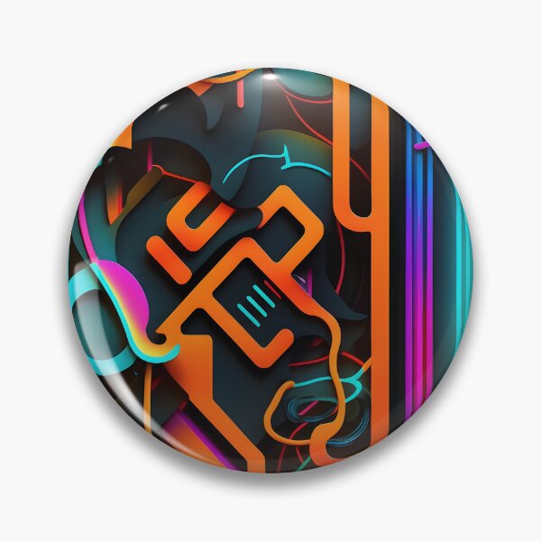 Item preview, abstract neon- technology designed and sold by R&B Art and design.