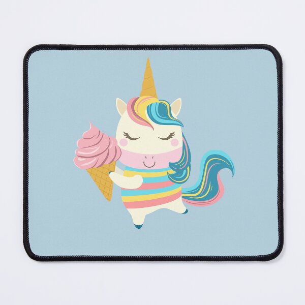 Item preview, Cute funny unicorn with ice cream cone designed and sold by Viktoriia.