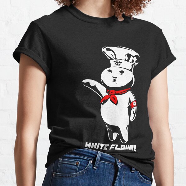 Dough Boy Funny Offensive Parody White Flour T Shirt