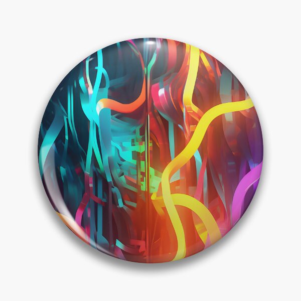Item preview, abstract neon- ropes designed and sold by R&B Art and design.