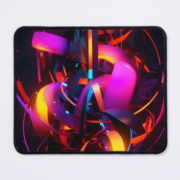 Item preview, abstract neon- warm colors designed and sold by R&B Art and design.