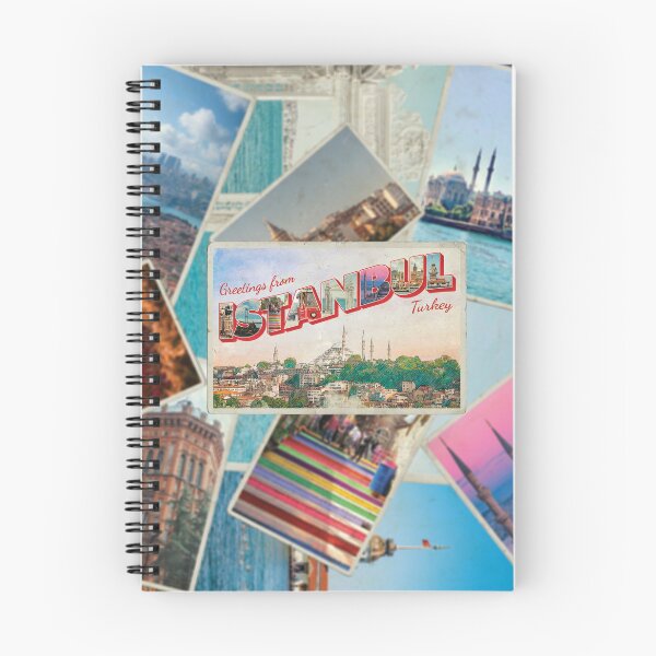 Item preview, Greetings from Istanbul in Turkey Vintage style retro souvenir designed and sold by DeveloperProp0.