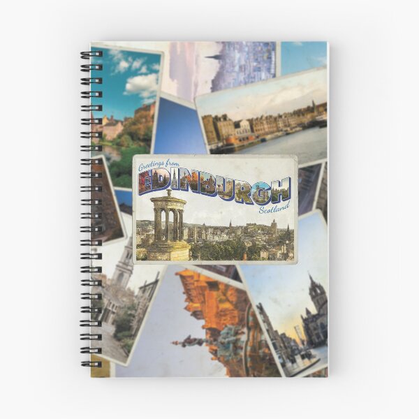 Item preview, Greetings from Edinburgh in Scotland vintage style retro souvenir designed and sold by DeveloperProp0.
