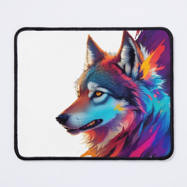 Item preview, wolf illustration designed and sold by Flauntra.