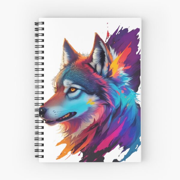 Item preview, wolf illustration designed and sold by Flauntra.