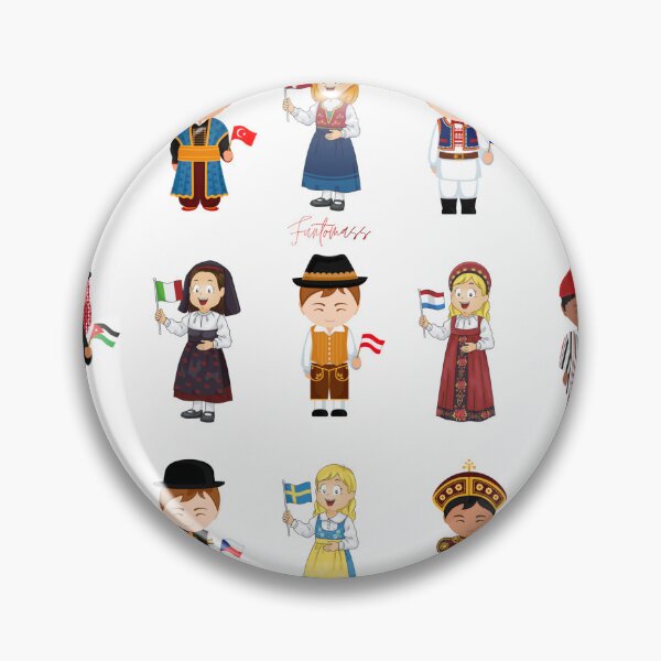 Item preview, cute folklore style designed and sold by Funtomass.