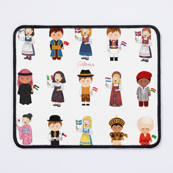 Item preview, cute folklore style designed and sold by Funtomass.