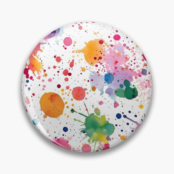 Item preview, Watercolour Paint Splatter Pattern designed and sold by PatternStudios.
