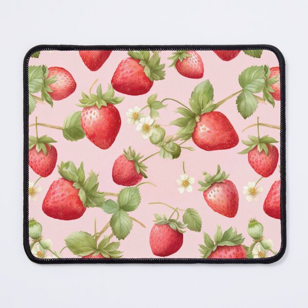 Item preview, Watercolour Strawberry Seamless Pattern designed and sold by PatternStudios.