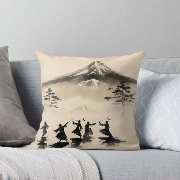 Aperçu de l'œuvre Paysage de montagne japonais serein Impression artistique créée et vendue par BubbleSpy.