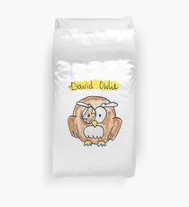 David Owlie Duvet Cover