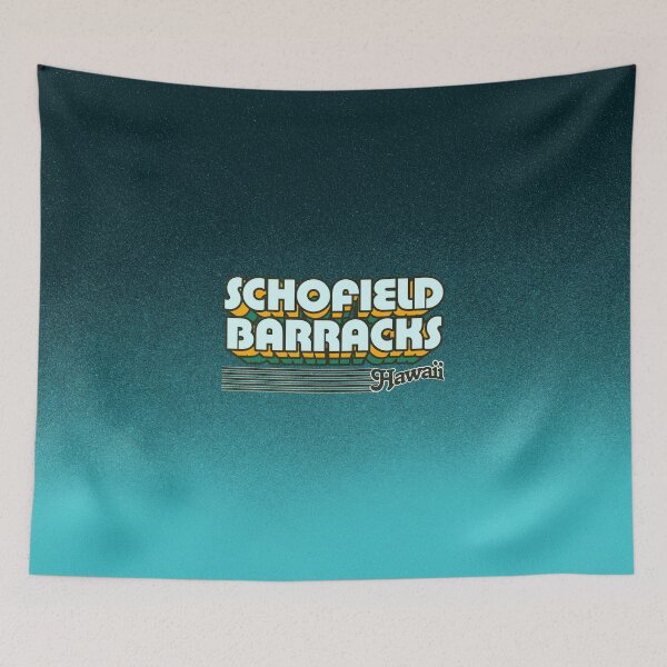 Item preview, Schofield Barracks, Hawaii | Retro Stripes designed and sold by retroready.