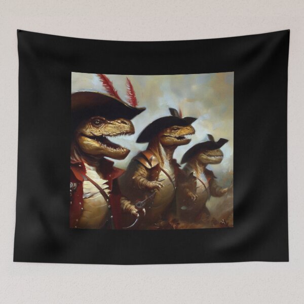 Item preview, T Rexs Three Musketeers designed and sold by CrankyOldDude.