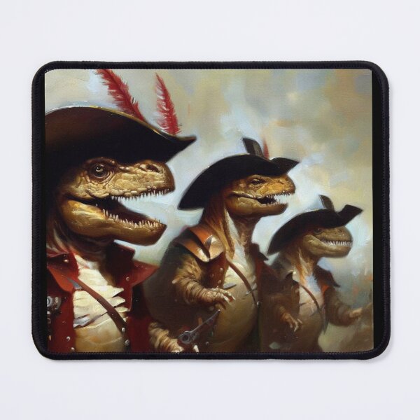 Item preview, T Rexs Three Musketeers designed and sold by CrankyOldDude.