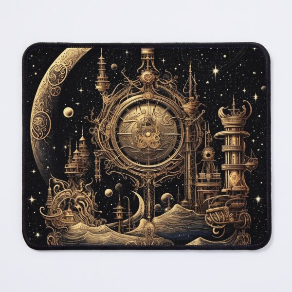 Item preview, Palace in Gold Moon - Majestic Artwork and Designs designed and sold by BubbleSpy.