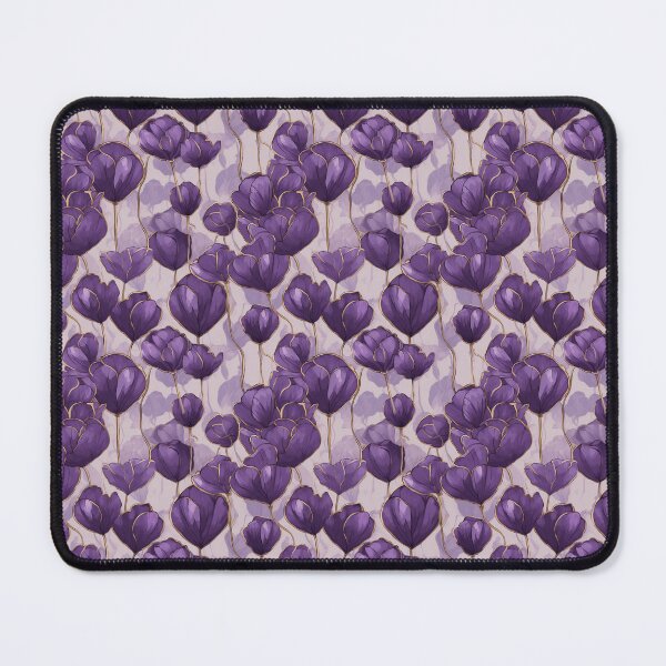 Item preview, Purple floral pattern  designed and sold by florallover444.