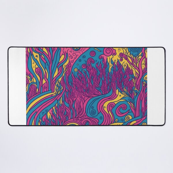 Artikelvorschau, Vibrant Vistas: Exploring a Playful Landscape of Abstract Doodles entworfen und verkauft von RedArtG09.