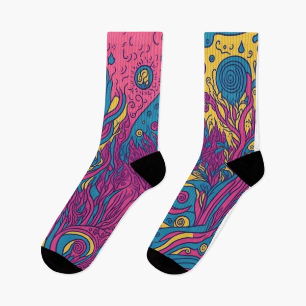 Item preview, Vibrant Vistas: Exploring a Playful Landscape of Abstract Doodles designed and sold by RedArtG09.