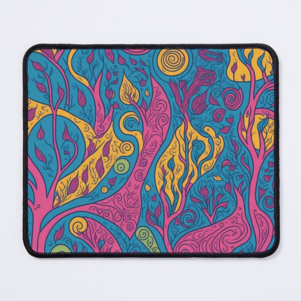 Artikelvorschau, Doodled Delight: A Bright and Playful Landscape in Pastel Colors entworfen und verkauft von RedArtG09.