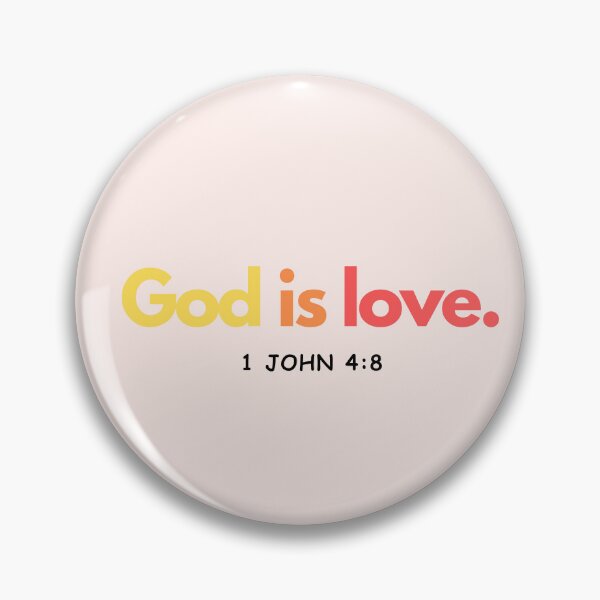 Item preview, God Is Love 1 John 4:8 Bible Verse designed and sold by EverAfterStudio.